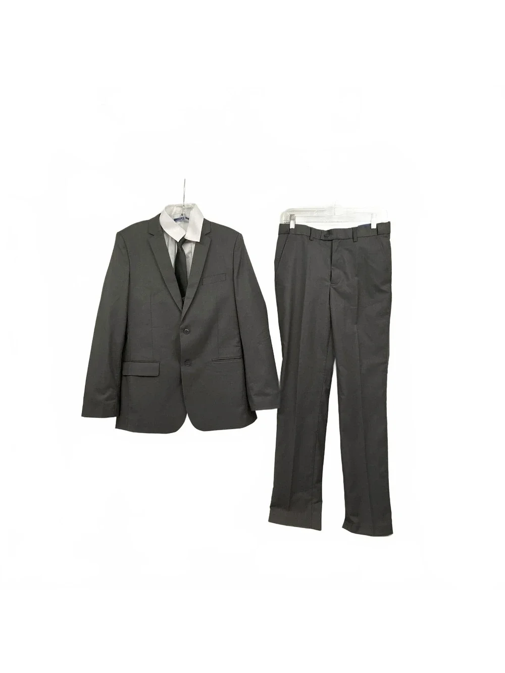 Perry Ellis 5PC Suit Set | Boys’ 18 Regular Gray Formal Polyester
